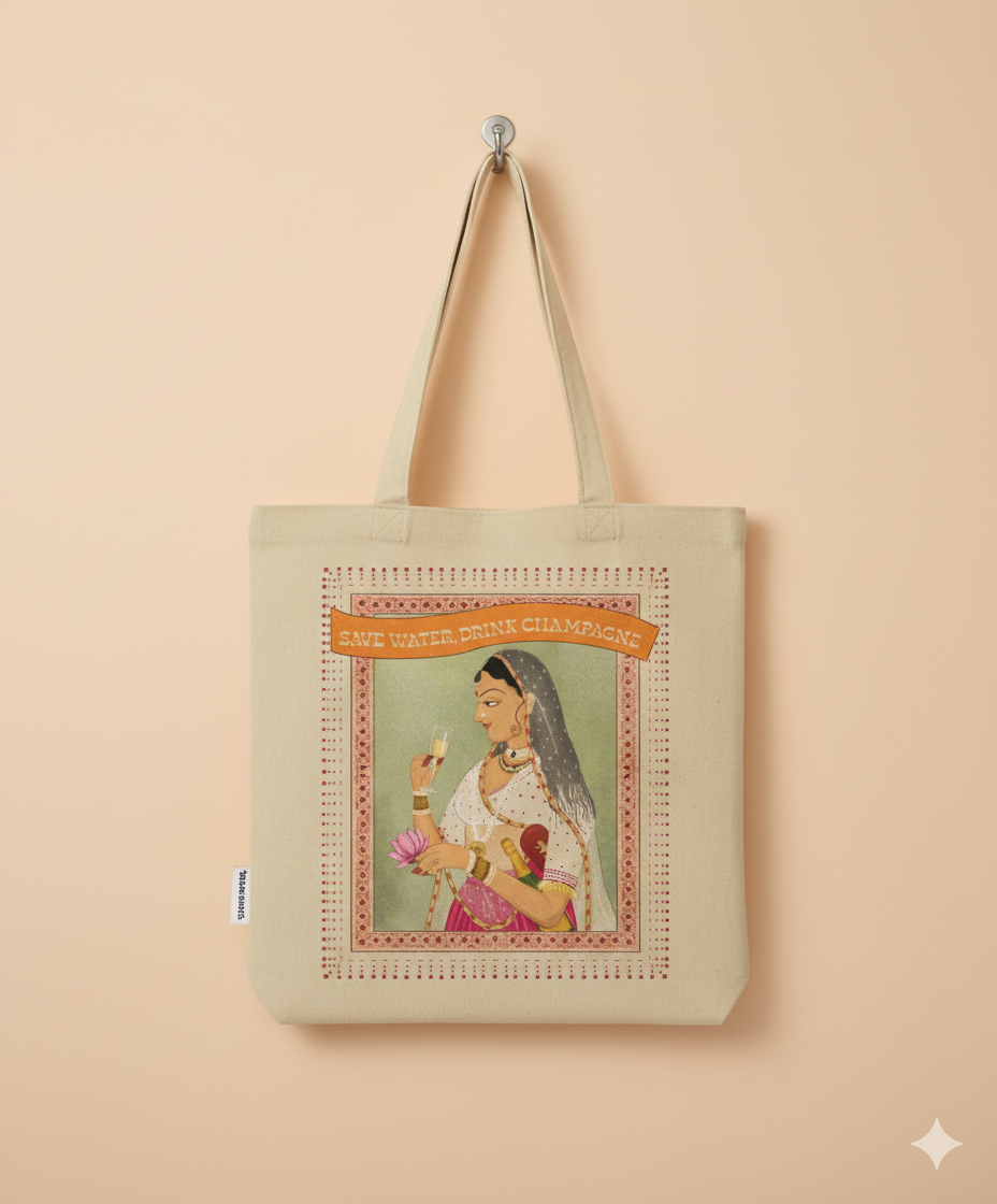 Tote Bag – Save Water Drink Champagne