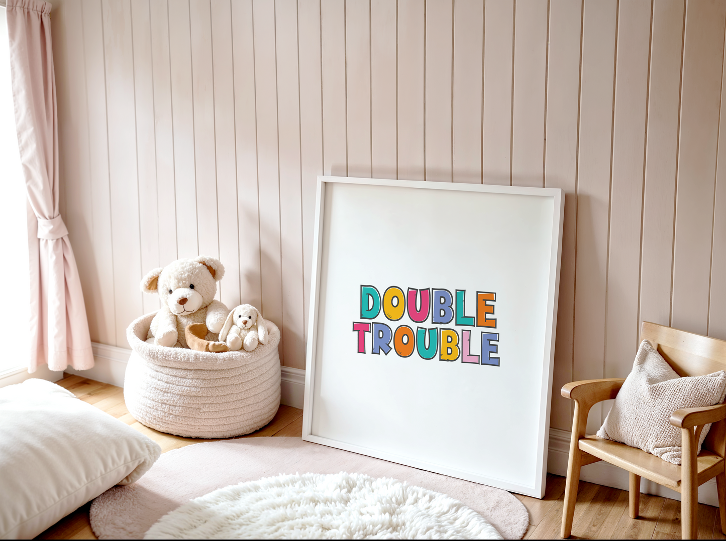 Double Trouble Poster (30 x 30 cm)