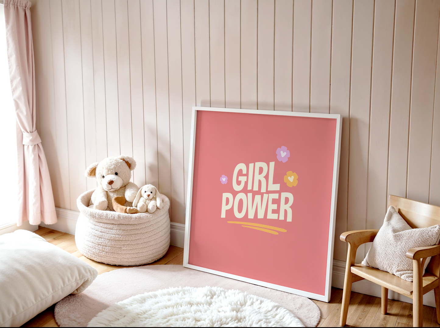Girl Power Poster (30 x 30 cm)