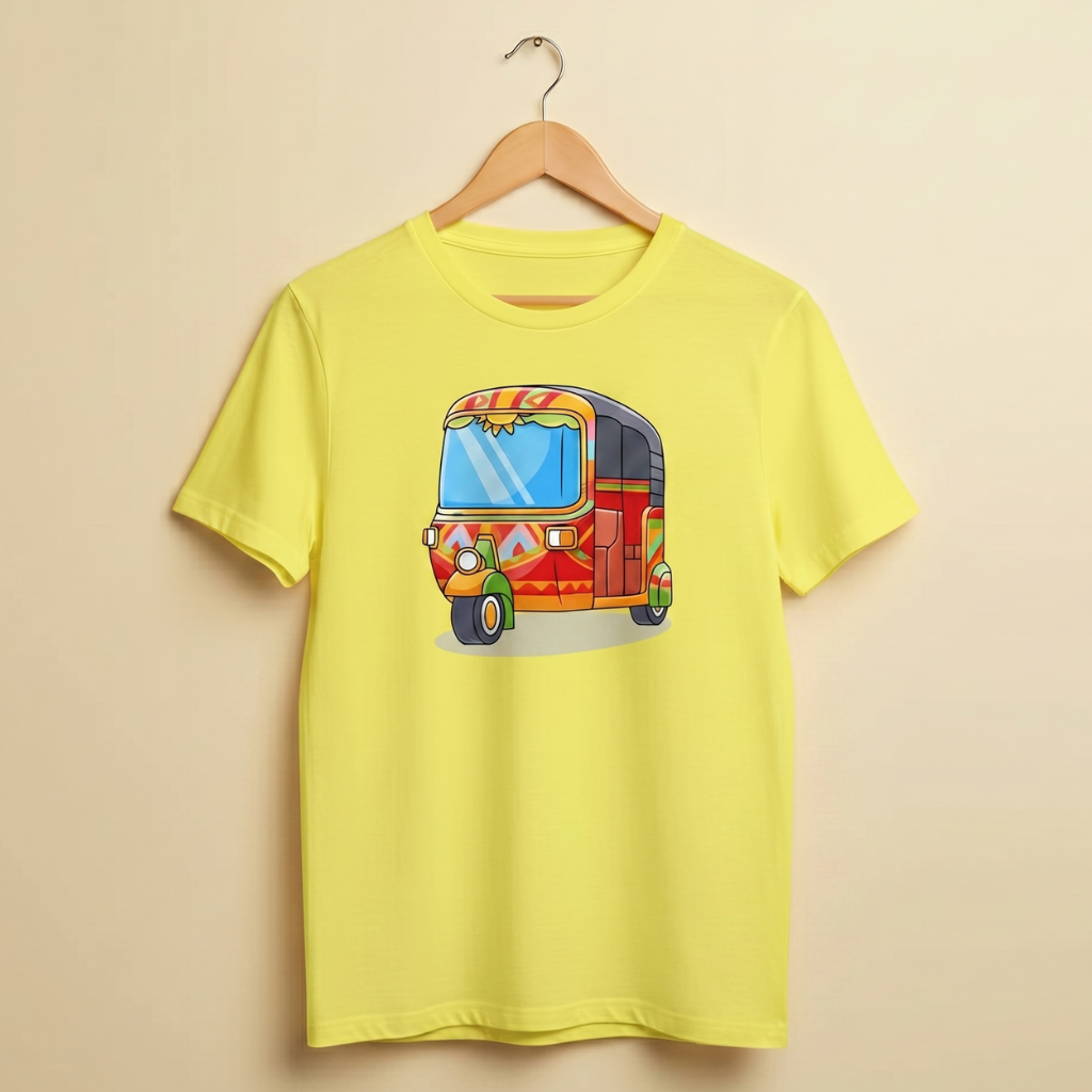 Kids T-Shirt – Rikshaw (Lemon)