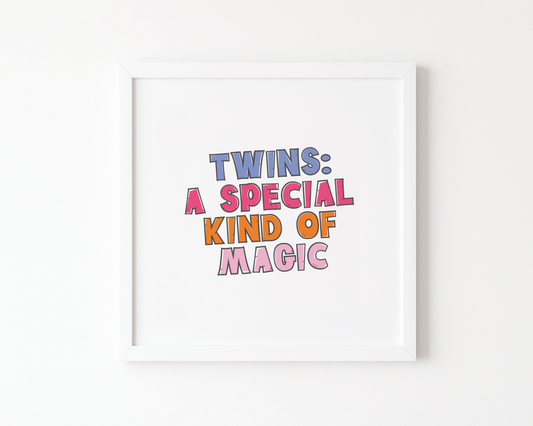 Twins: A Special Kind of Magic Poster (30 x 30 cm)