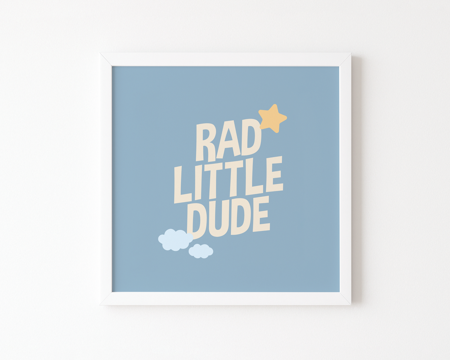 Rad Little Dude Poster (30 x 30 cm)