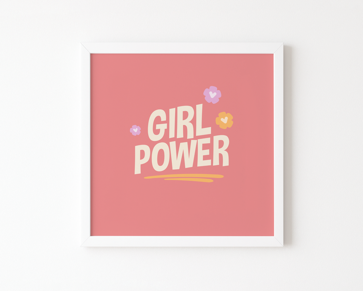 Girl Power Poster (30 x 30 cm)