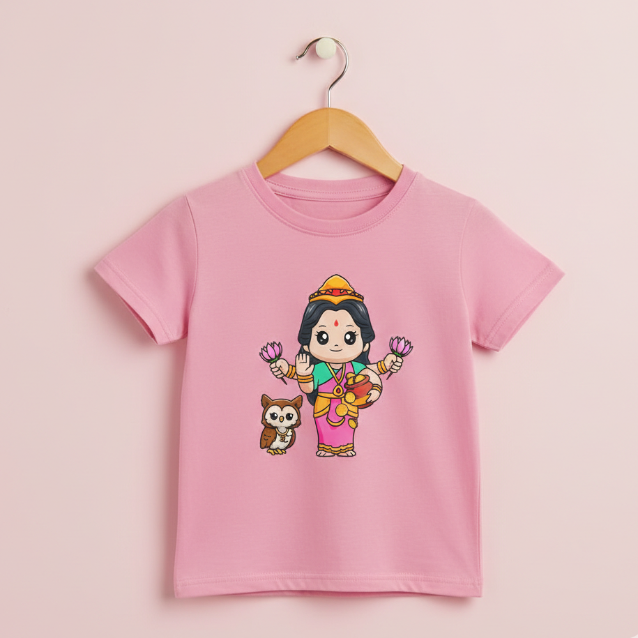 Kids T-Shirt – Lakshmi (Light Pink)