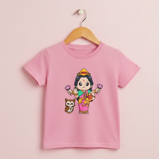 Kids T-Shirt – Lakshmi (Light Pink)