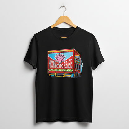 Kids T-Shirt – Truck (Black)