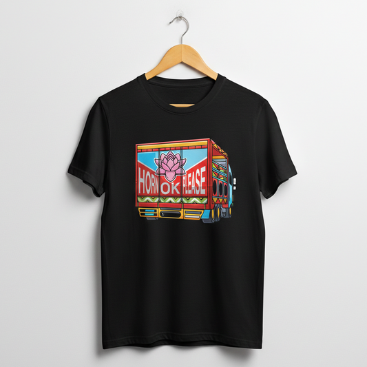 Kids T-Shirt – Truck (Black)