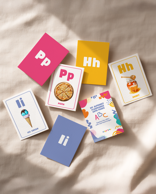 Alphabet Flashcards – Food (A–Z)