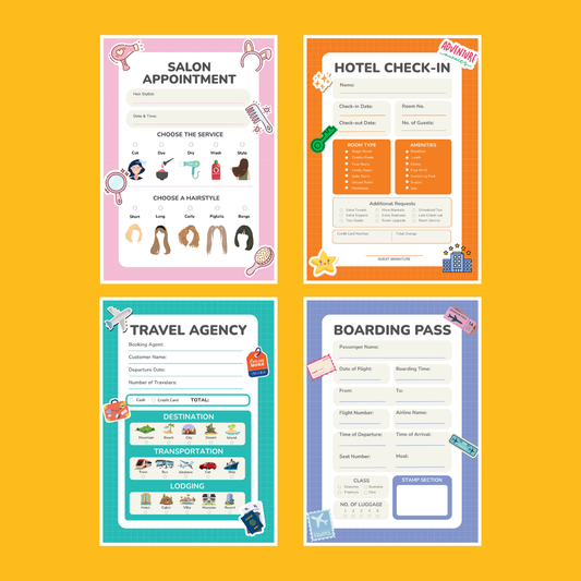 Pretend Play Travel Bundle