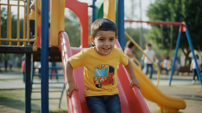 Kids T-Shirt – Rikshaw (Yellow)