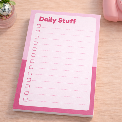 Daily Stuff Notepad (4 x 6 in, 50 sheets)