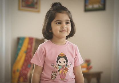 Kids T-Shirt – Lakshmi (Light Pink)