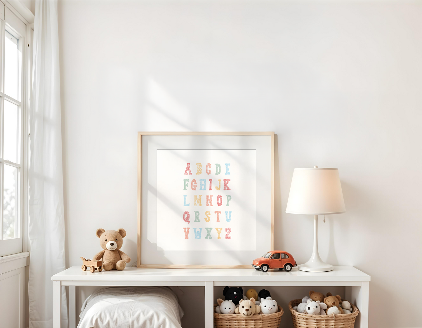 A–Z Alphabet Poster (30 x 30 cm)