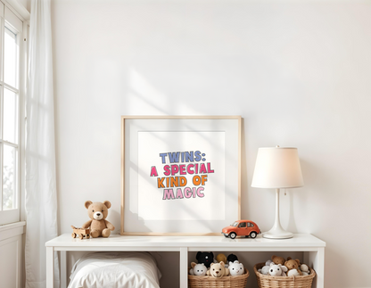Twins: A Special Kind of Magic Poster (30 x 30 cm)
