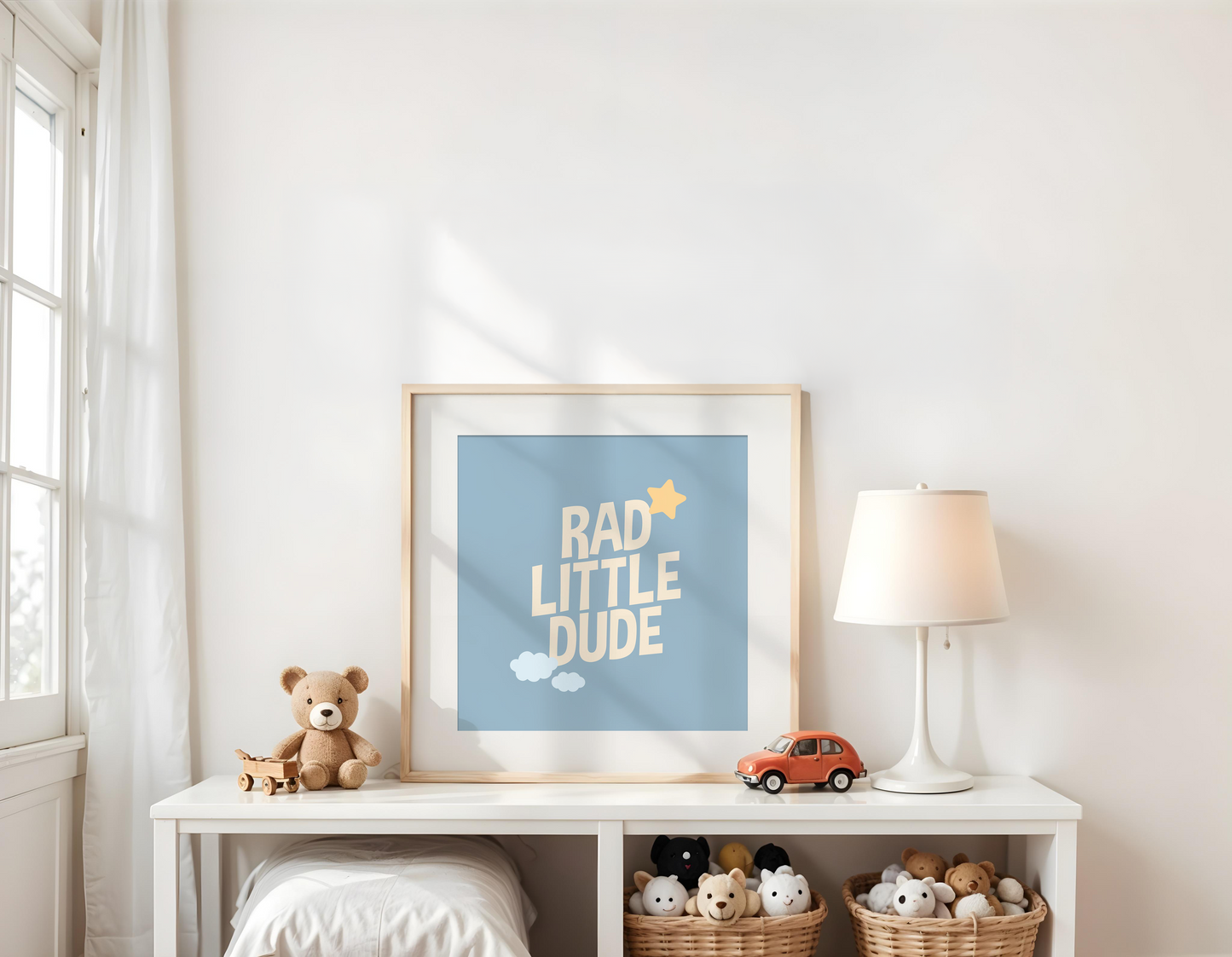 Rad Little Dude Poster (30 x 30 cm)