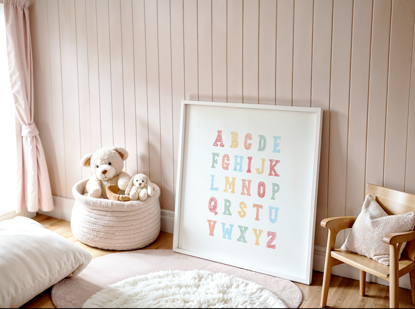 A–Z Alphabet Poster (30 x 30 cm)