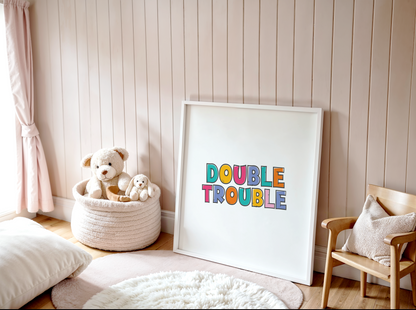 Double Trouble Poster (30 x 30 cm)