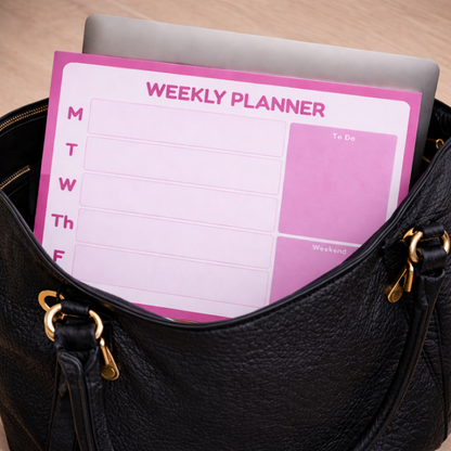 Weekly Planner Notepad (11 x 8.5 in, 50 sheets)