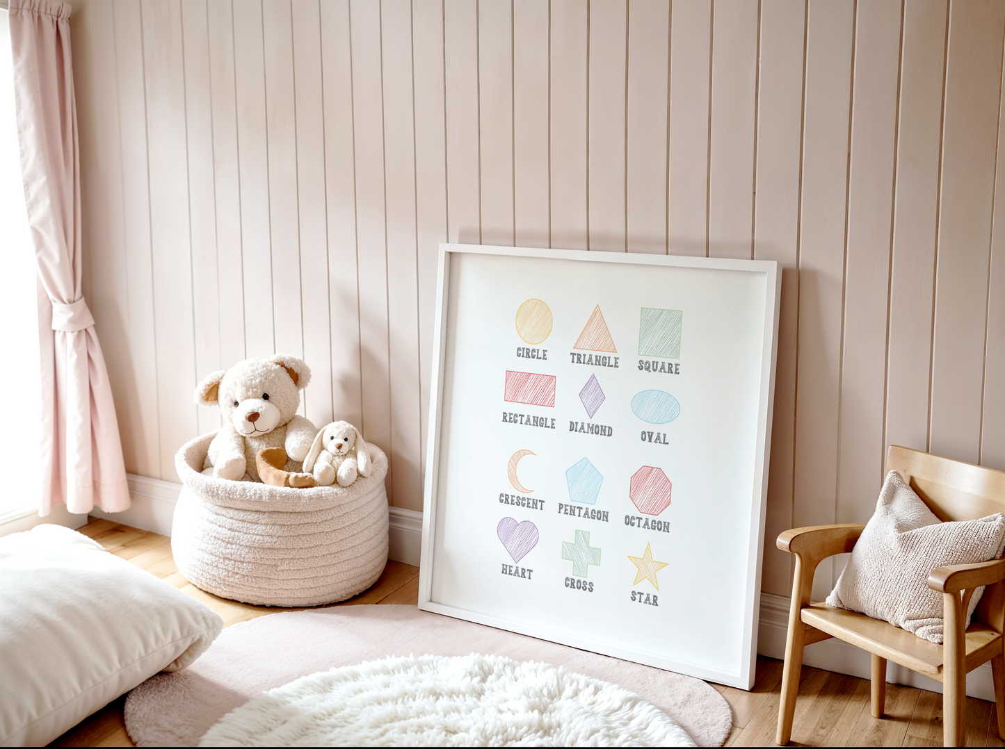 Shapes Poster (30 x 30 cm)