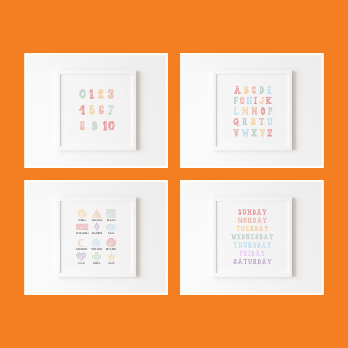 Bright Start Poster Set