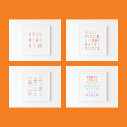 Bright Start Poster Set