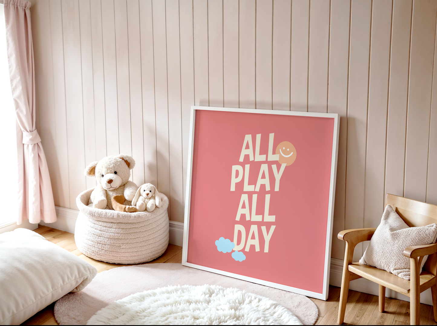 All Play All Day Poster (30 x 30 cm)