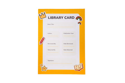 Pretend Play Notepad – Library Card (40 pages)