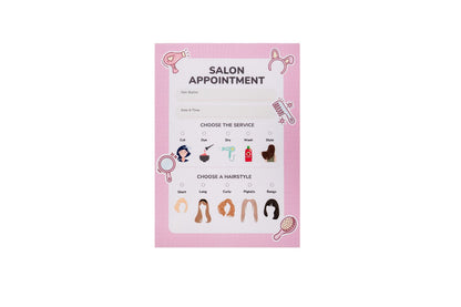 Pretend Play Notepad – Salon Appointment (40 pages)
