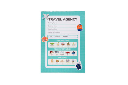 Pretend Play Notepad – Travel Agency (40 pages)