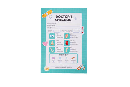 Pretend Play Notepad – Doctor’s Checklist (40 pages)