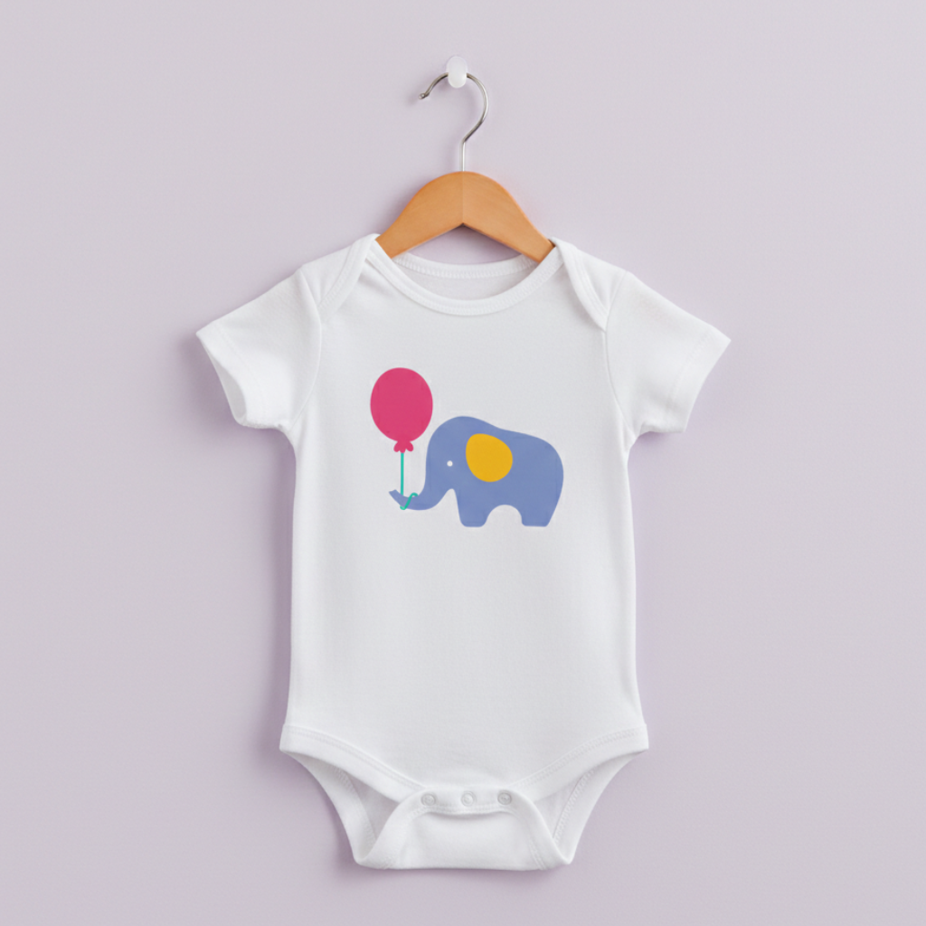 Onesie - Elephant with Balloon