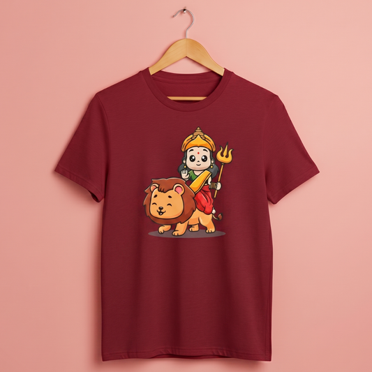 Kids T-Shirt – Durga (Maroon)