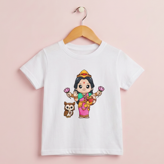 Kids T-Shirt – Lakshmi (White)